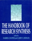 Image for The Handbook of research synthesis