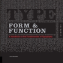 Image for Type, form &amp; function: a handbook on the fundamentals of typography