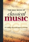 Image for The Daily Book of Classical Music