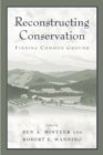 Image for Reconstructing conservation: finding common ground