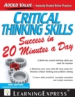 Image for Critical Thinking Skills Success in 20 Minutes a Day