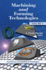 Image for Machining &amp; Forming Technologies