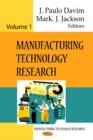 Image for Manufacturing Technology Research