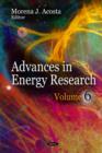 Image for Advances in energy researchVolume 6