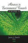Image for Advances in environmental researchVolume 13