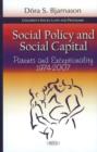 Image for Social Policy &amp; Social Capital : Parents &amp; Exceptionality 1974-2007