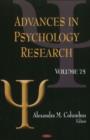 Image for Advances in Psychology Research : Volume 75