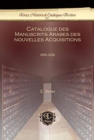 Image for Catalogue des Manuscrits Arabes des nouvelles Acquisitions