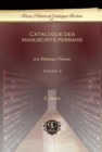 Image for Catalogue des manuscrits persans (Vol 4)