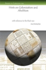 Image for Hints on Colonization and Abolition : With reference to the black race