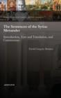 Image for The sentences of the Syriac Menander  : introduction, text and translation, and commentary