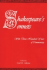 Image for SHAKESPEARE&#39;S SONNETS : With Three Hundred Years of Commentary