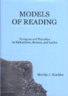 Image for Models of Reading : Paragons and Parasites in Richardson, Burney, and Laclos