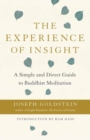 Image for The Experience of Insight : A Simple and Direct Guide to Buddhist Meditation