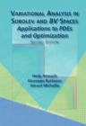 Image for Variational analysis in Sobolev and BV spaces  : applications to PDEs and optimization