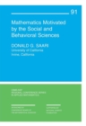 Image for Mathematics Motivated by the Social and Behavioral Sciences