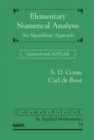 Image for Elementary Numerical Analysis : An Algorithmic Approach Updated with MATLAB