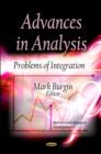 Image for Advances in analysis  : problems of integration