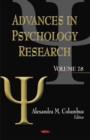 Image for Advances in psychology researchVolume 78