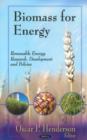 Image for Biomass for Energy