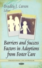 Image for Barriers and success factors in adoptions from foster care