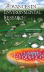Image for Advances in environmental researchVolume 15