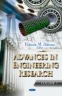 Image for Advances in engineering researchVolume 1