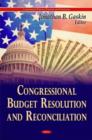Image for Congressional Budget Resolution &amp; Reconciliation