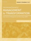 Image for International Journal of Management and Transformation (2011 Annual Edition)
