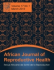 Image for African Journal of Reproductive Health : Vol.17, No.1, March 2013
