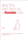 Image for What They Didn&#39;t Teach You in Russian Class: Slang Phrases for the Cafe, Club, Bar, Bedroom, Ball Game and More