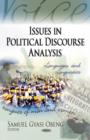 Image for Issues in Political Discourse Analysis