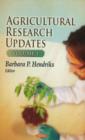Image for Agricultural research updatesVolume 1
