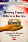 Image for Housing finance reform in America