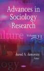 Image for Advances in sociology researchVolume 11