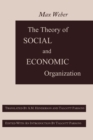 Image for The Theory of Social and Economic Organization