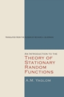 Image for An Introduction to the Theory of Stationary Random Functions