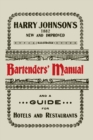 Image for Harry Johnson&#39;s New and Improved Illustrated Bartenders&#39; Manual