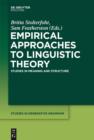 Image for Empirical Approaches to Linguistic Theory: Studies in Meaning and Structure
