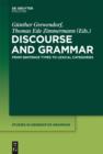 Image for Discourse and grammar: from sentence types to lexical categories