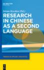 Image for Research in Chinese as a Second Language : 9