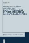 Image for Dummy auxiliaries in first and second language acquisition