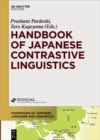 Image for Handbook of Japanese contrastive linguistics : volume 6