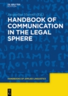Image for Handbook of Communication in the Legal Sphere : 14