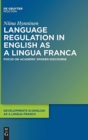 Image for Language Regulation in English as a Lingua Franca