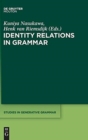 Image for Identity Relations in Grammar