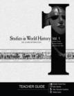 Image for Studies in World History Volume 1 (Teacher Guide): Creation Through the Age of Discovery (4004 BC to AD 1500)