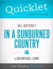 Image for Quicklet on Bill Bryson&#39;s In a Sunburned Country (CliffNotes-like Summary)