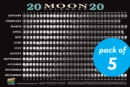 Image for 2020 Moon Calendar Card (5 pack) : Lunar Phases, Eclipses, and More!