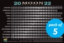 Image for 2022 Moon Calendar Card (5 pack) : Lunar Phases, Eclipses, and More!